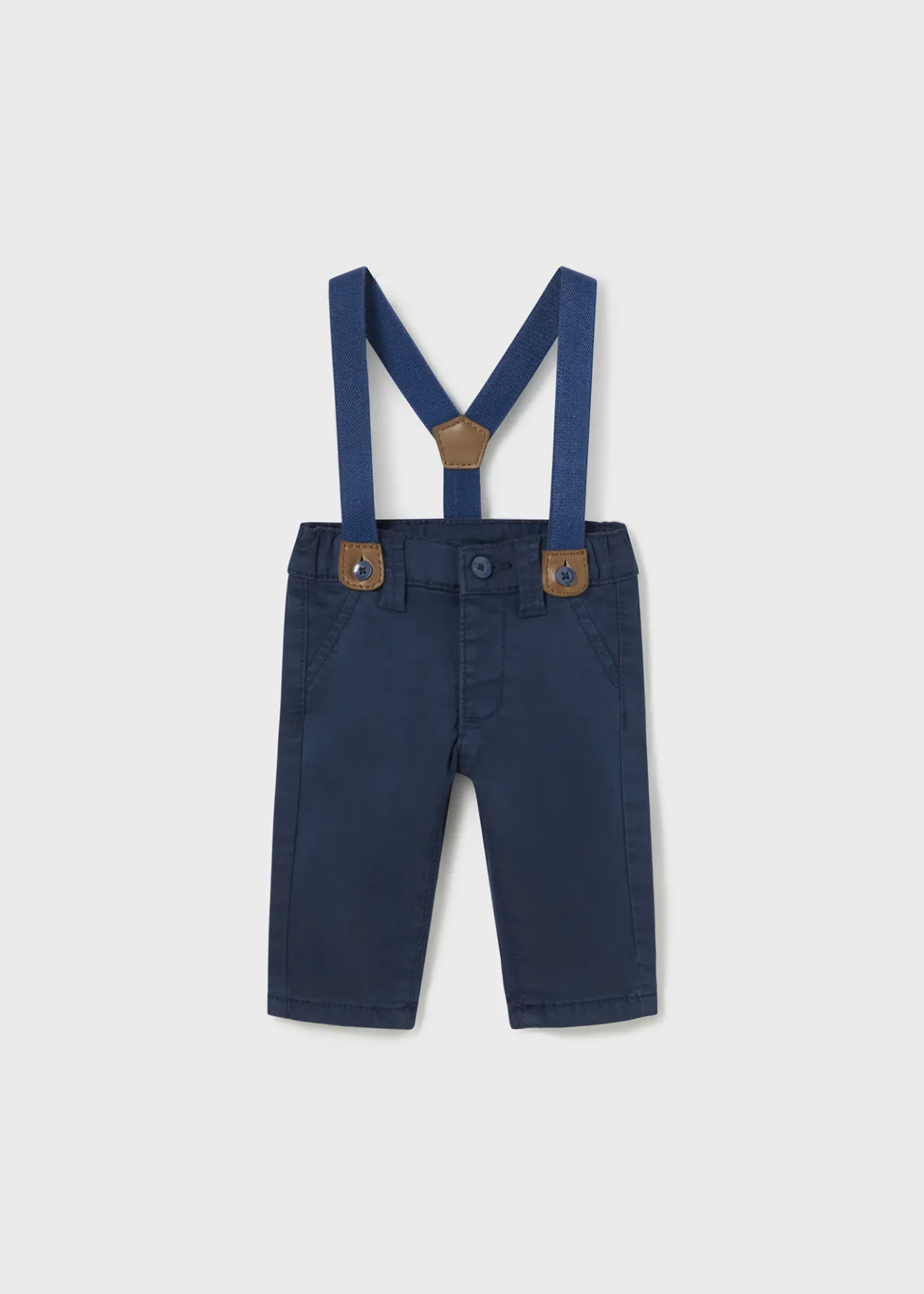 BOY Mayoral Newborn Pants with Suspenders