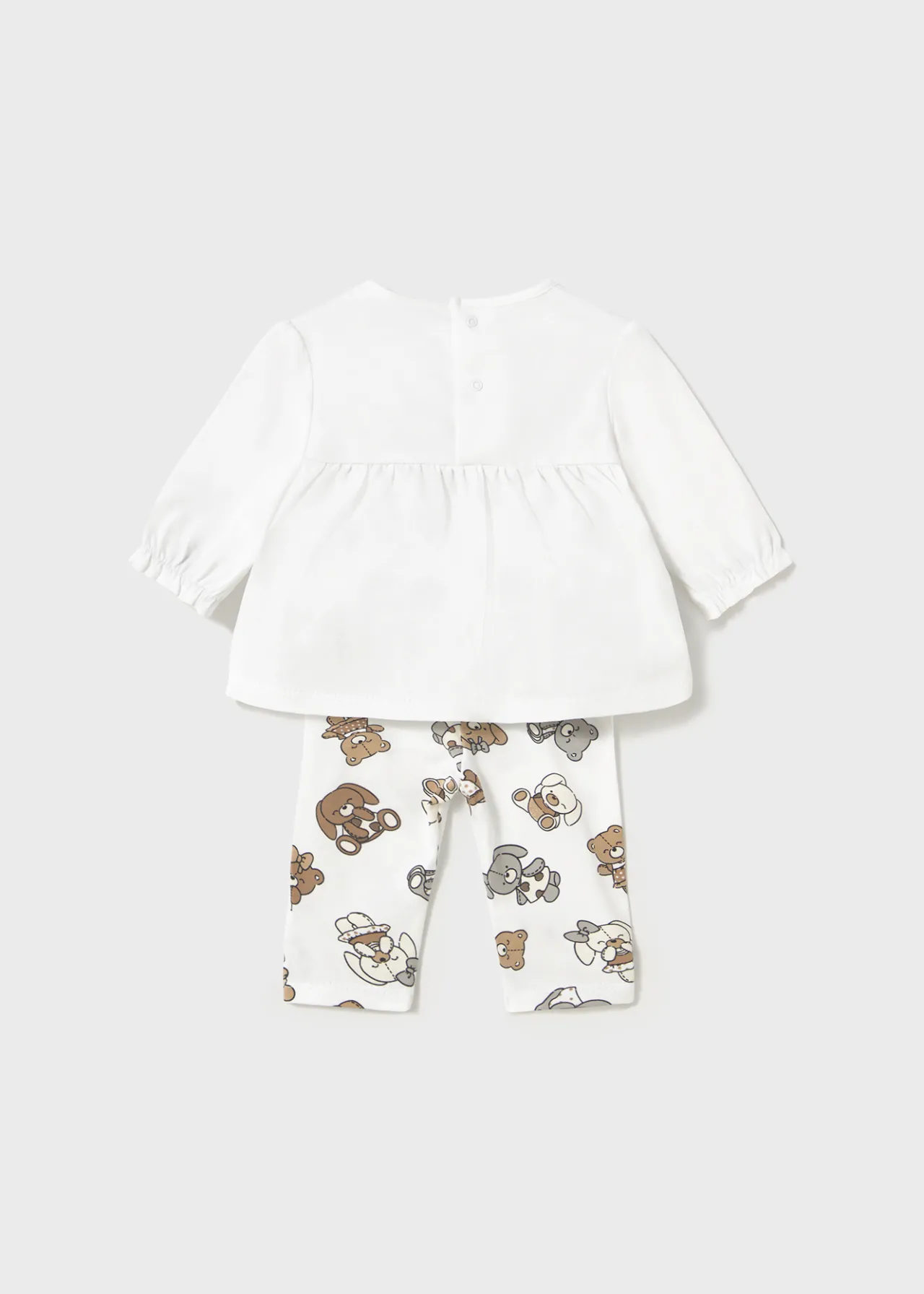Mayoral Newborn 4-Piece Set with Long Sleeve T-Shirts