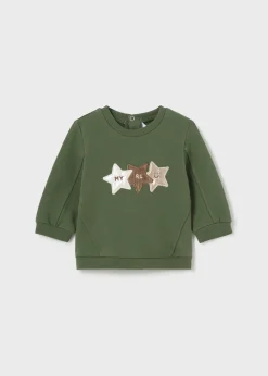 BOY Mayoral Newborn Print Sweatshirt