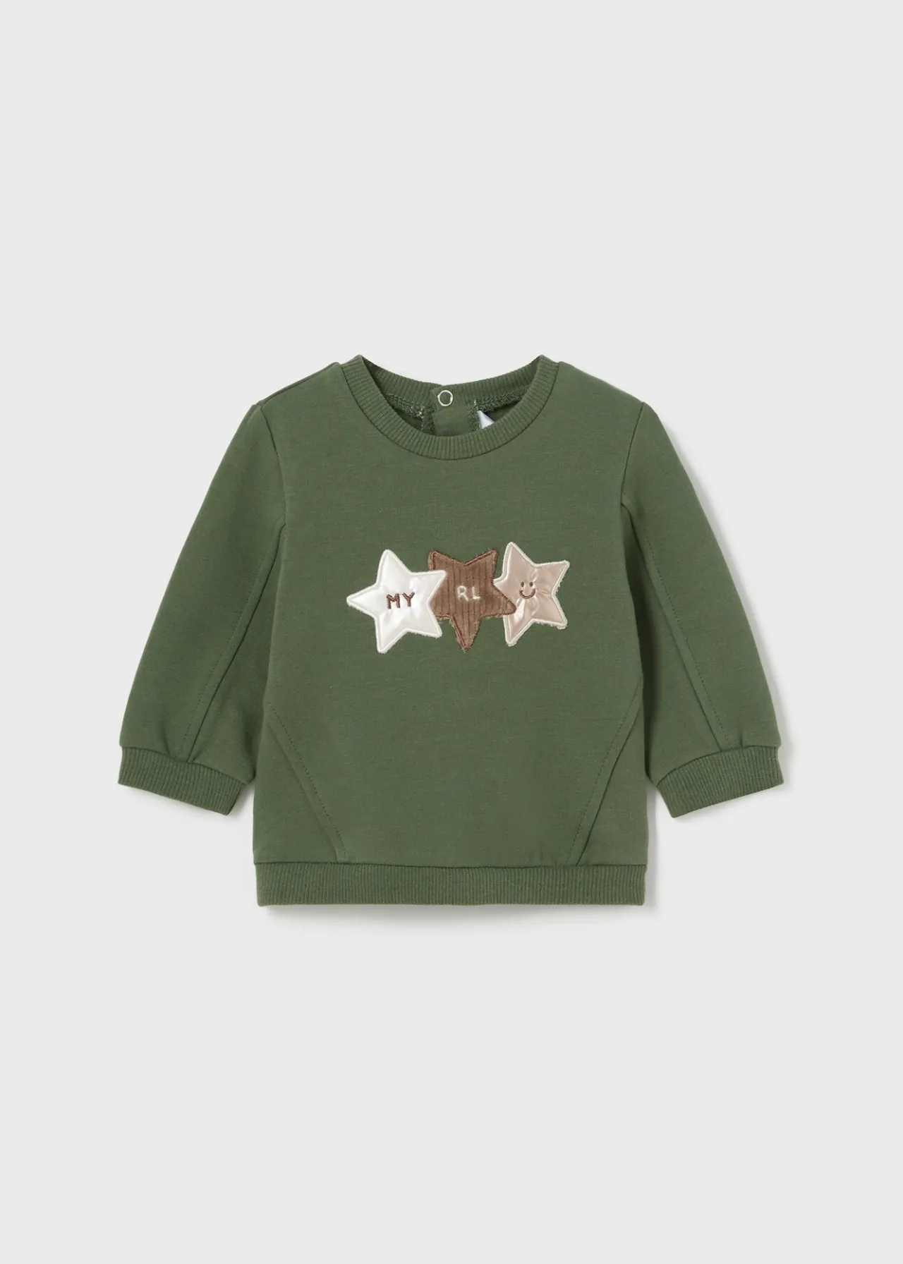 BOY Mayoral Newborn Print Sweatshirt
