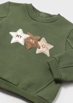 BOY Mayoral Newborn Print Sweatshirt
