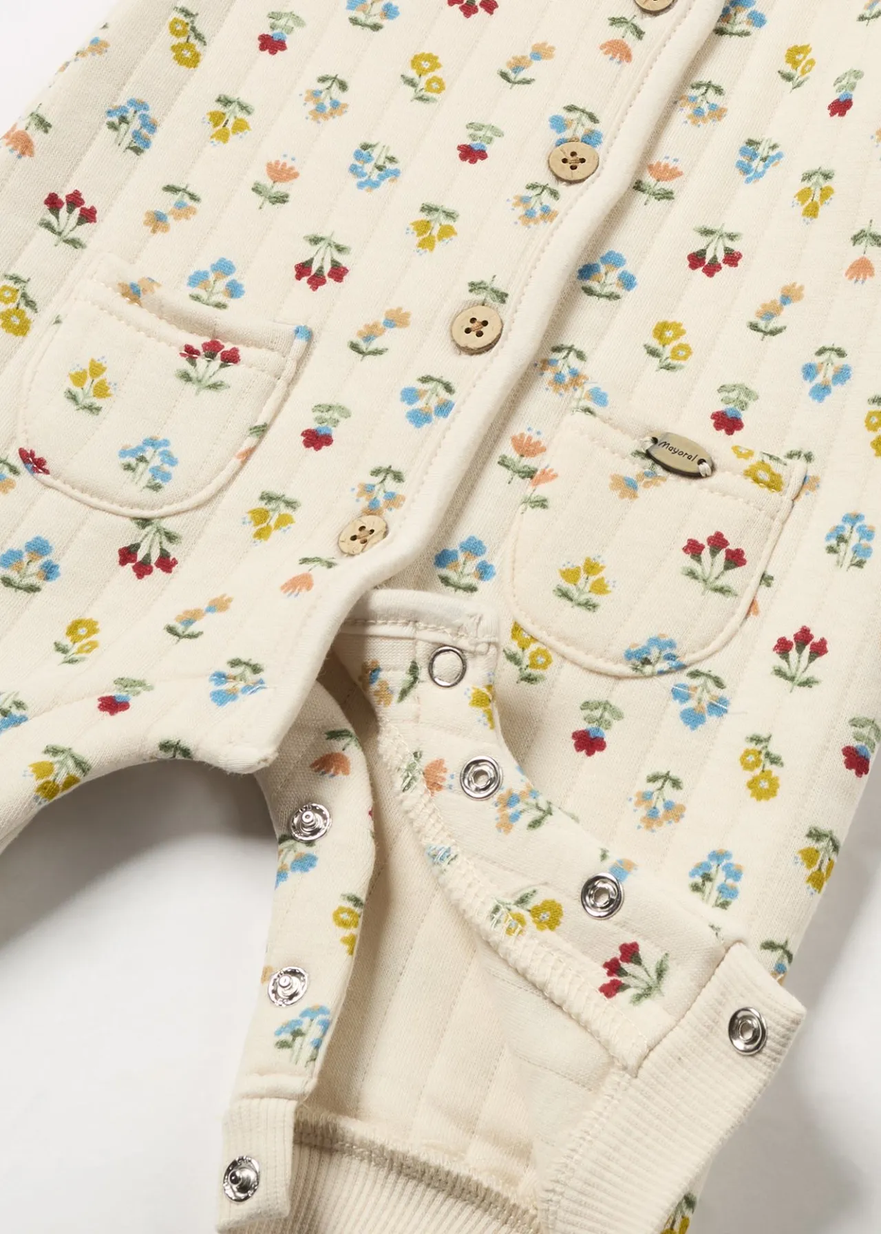 Mayoral Newborn Quilted One-Piece