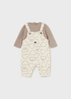 BOY Mayoral Newborn Quilted One-Piece