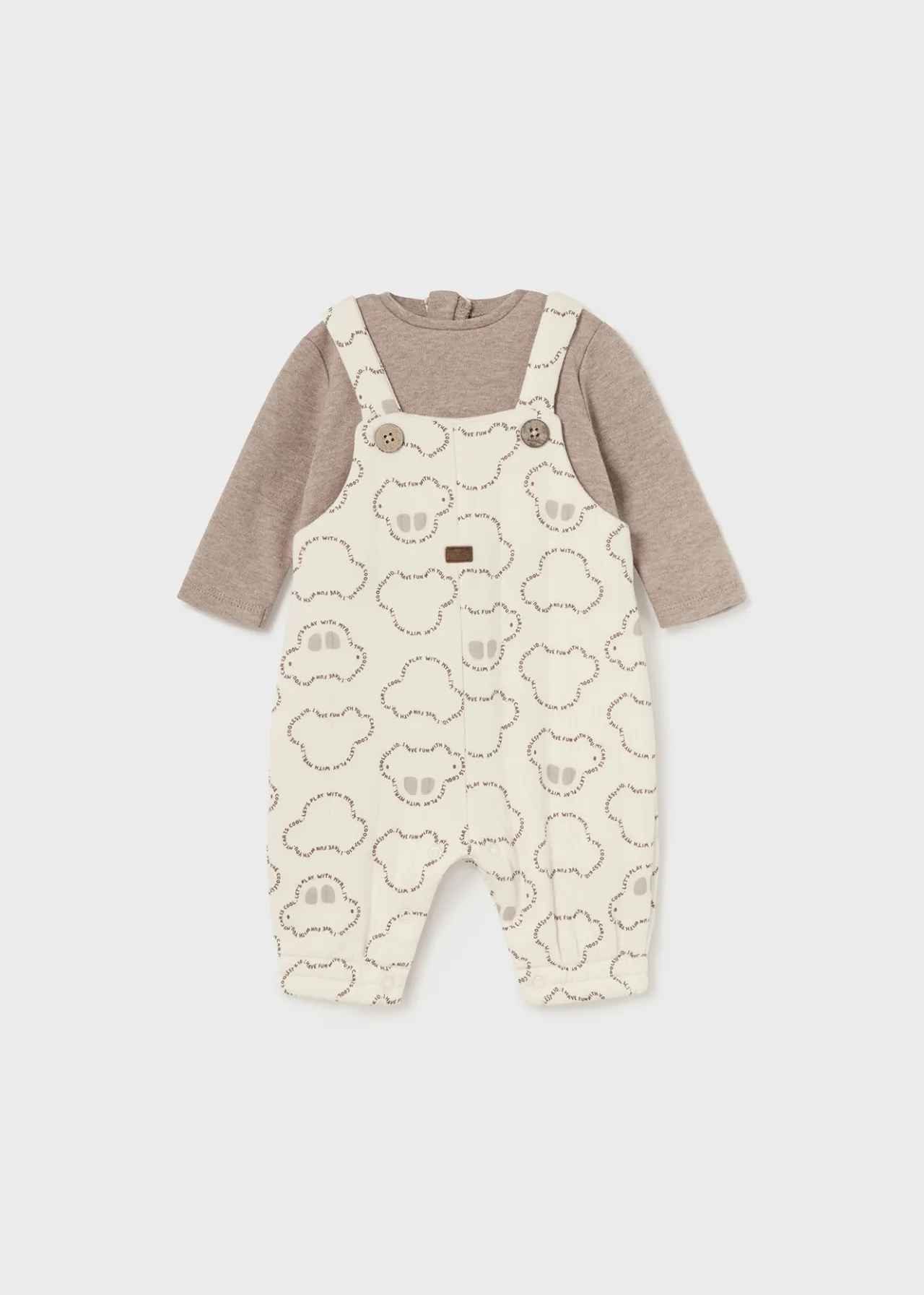 BOY Mayoral Newborn Quilted One-Piece