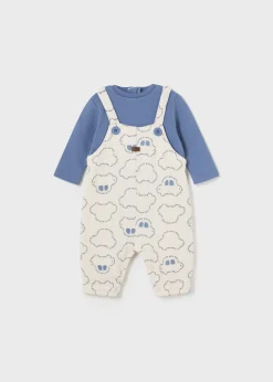 BOY Mayoral Newborn Quilted One-Piece