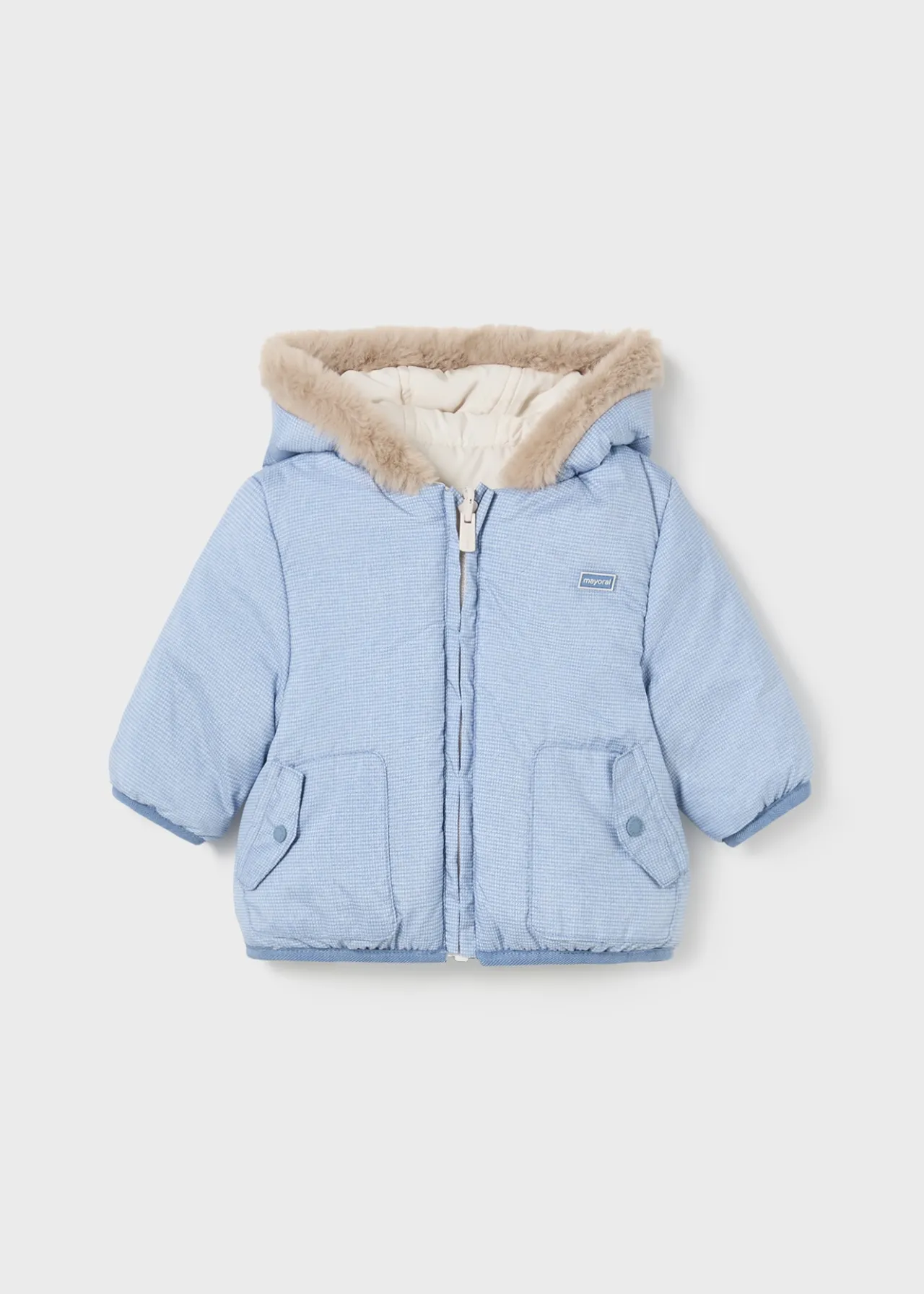 BOY Mayoral Newborn Reversible Jacket