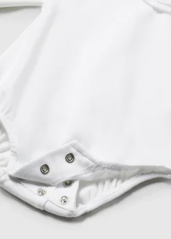 Mayoral Newborn Ruffle Collar Bodysuit