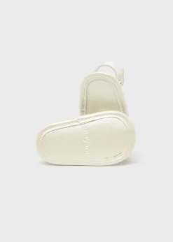 Mayoral Newborn Sandals with Flower