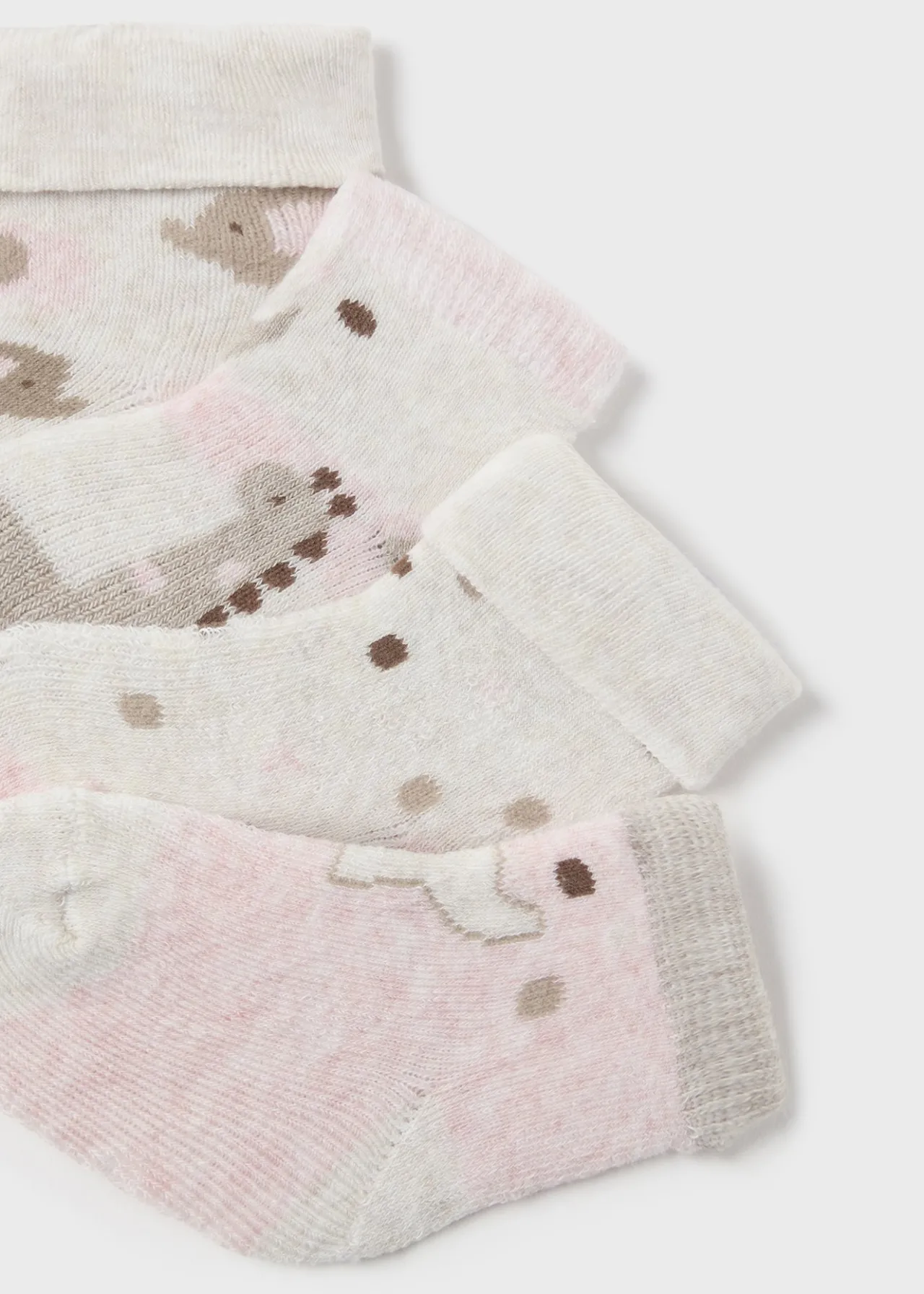 Mayoral Newborn Set of 4 Animal Socks