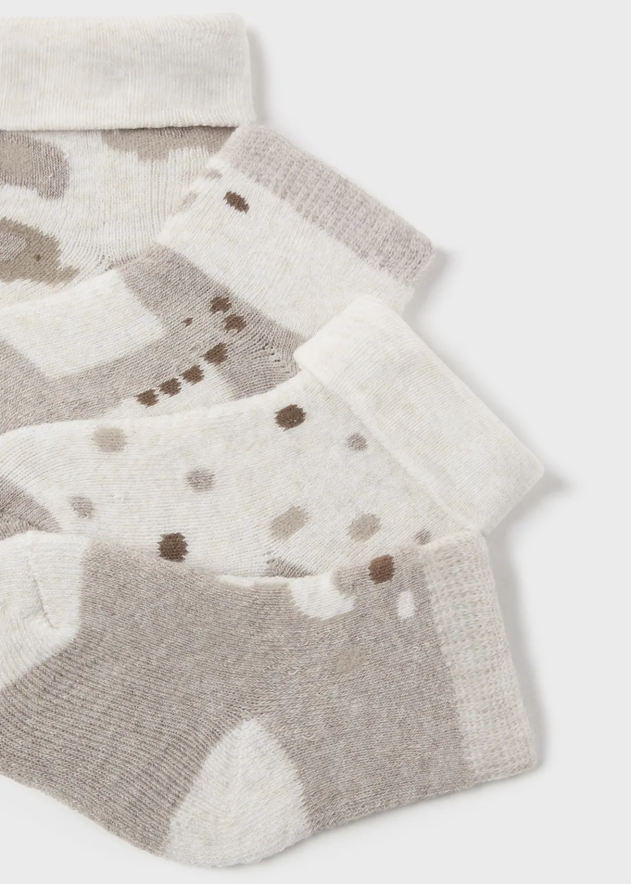 BOY Mayoral Newborn Set of 4 Animal Socks