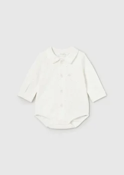 BOY Mayoral Newborn Shirt Bodysuit