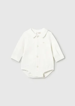 BOY Mayoral Newborn Shirt Bodysuit