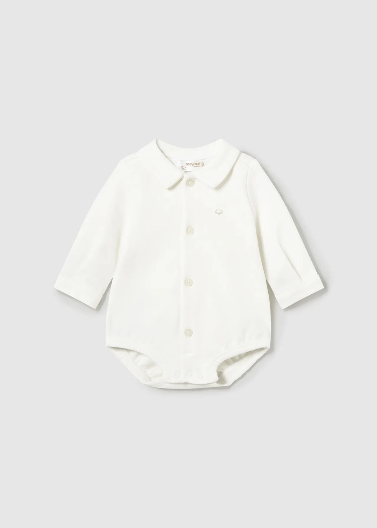 BOY Mayoral Newborn Shirt Bodysuit