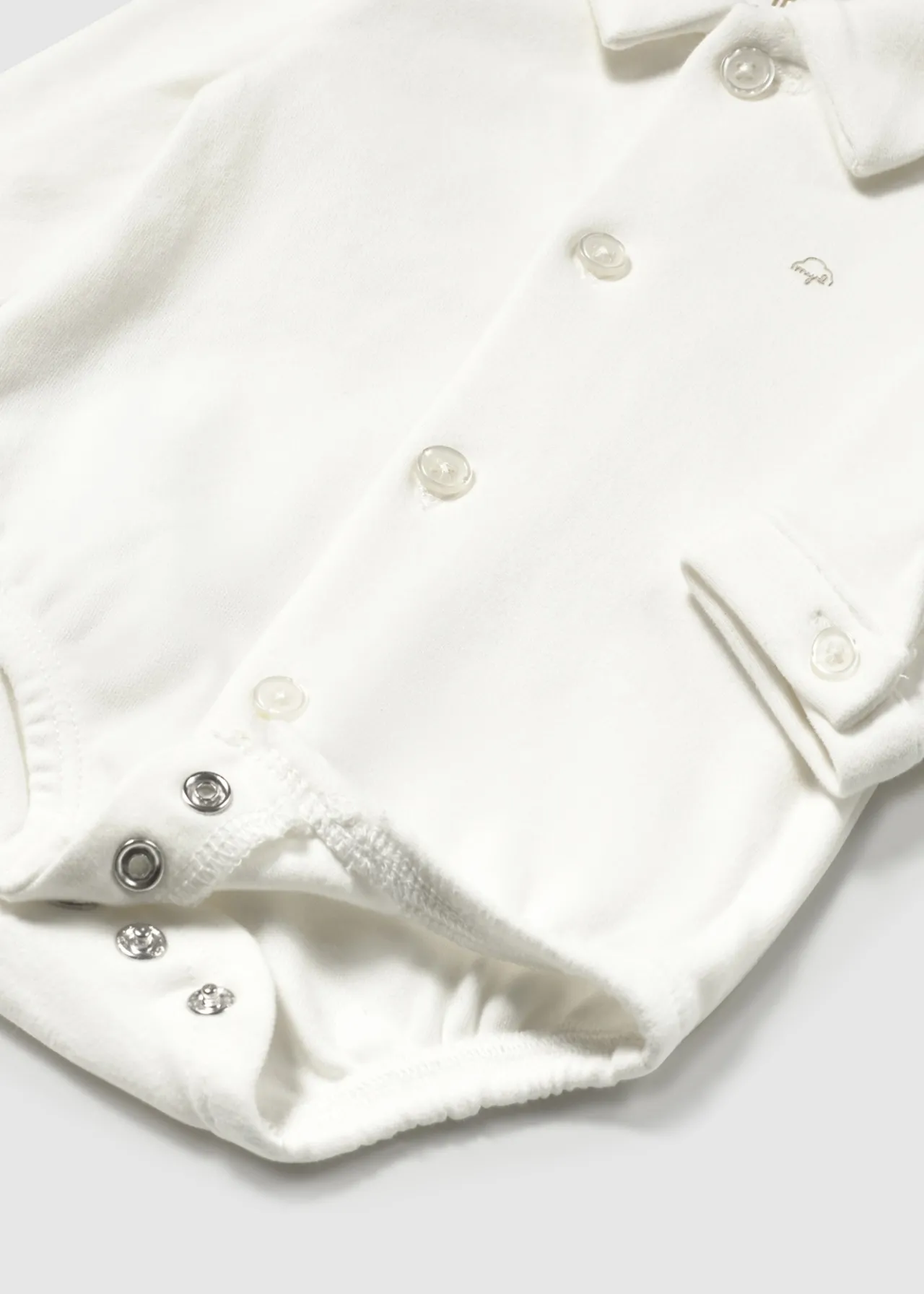 BOY Mayoral Newborn Shirt Bodysuit