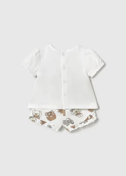 Mayoral Newborn Shorts and T-Shirt Set
