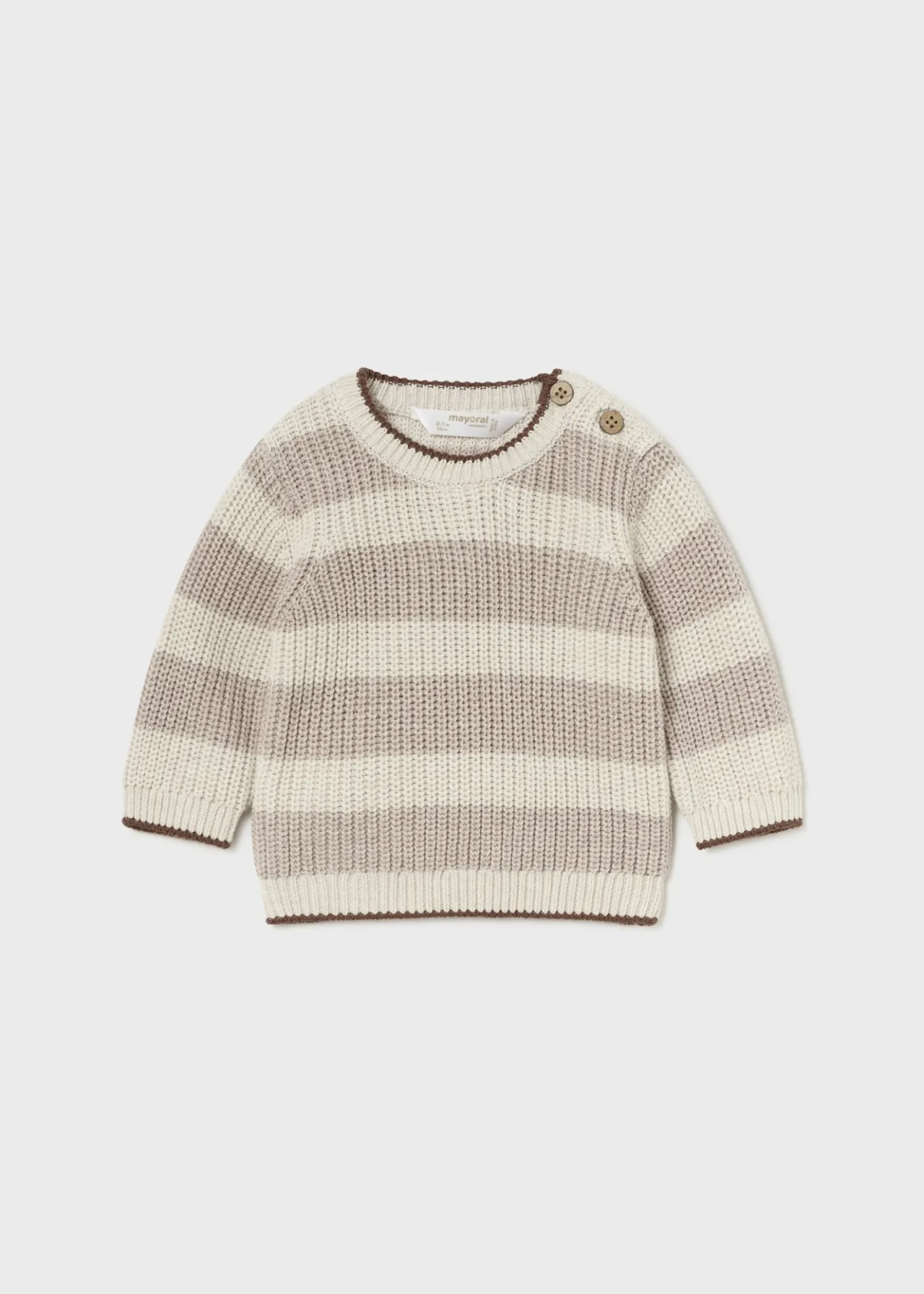 BOY Mayoral Newborn Striped Sweater