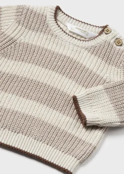 BOY Mayoral Newborn Striped Sweater