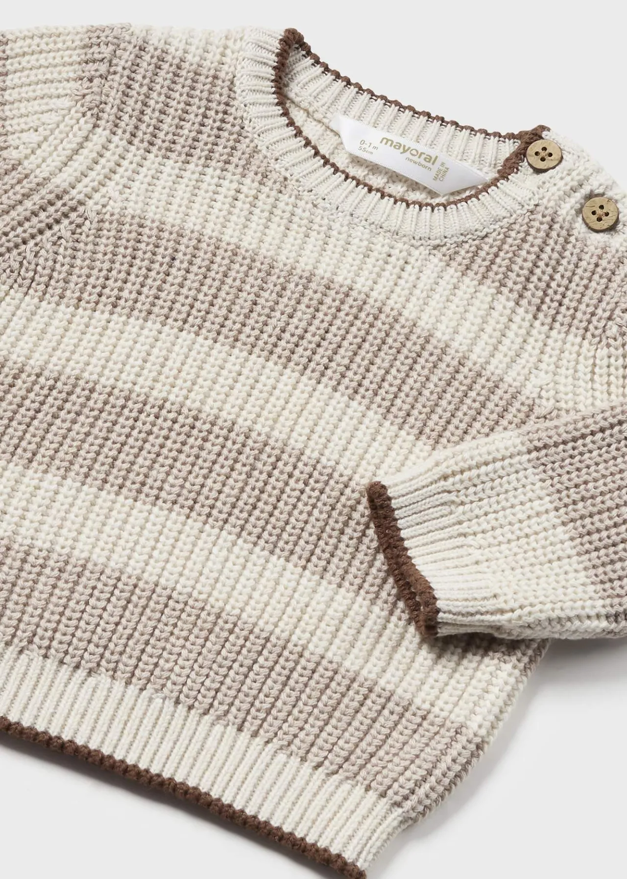 BOY Mayoral Newborn Striped Sweater