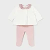 Mayoral Newborn T-Shirt and Footed Pant Set