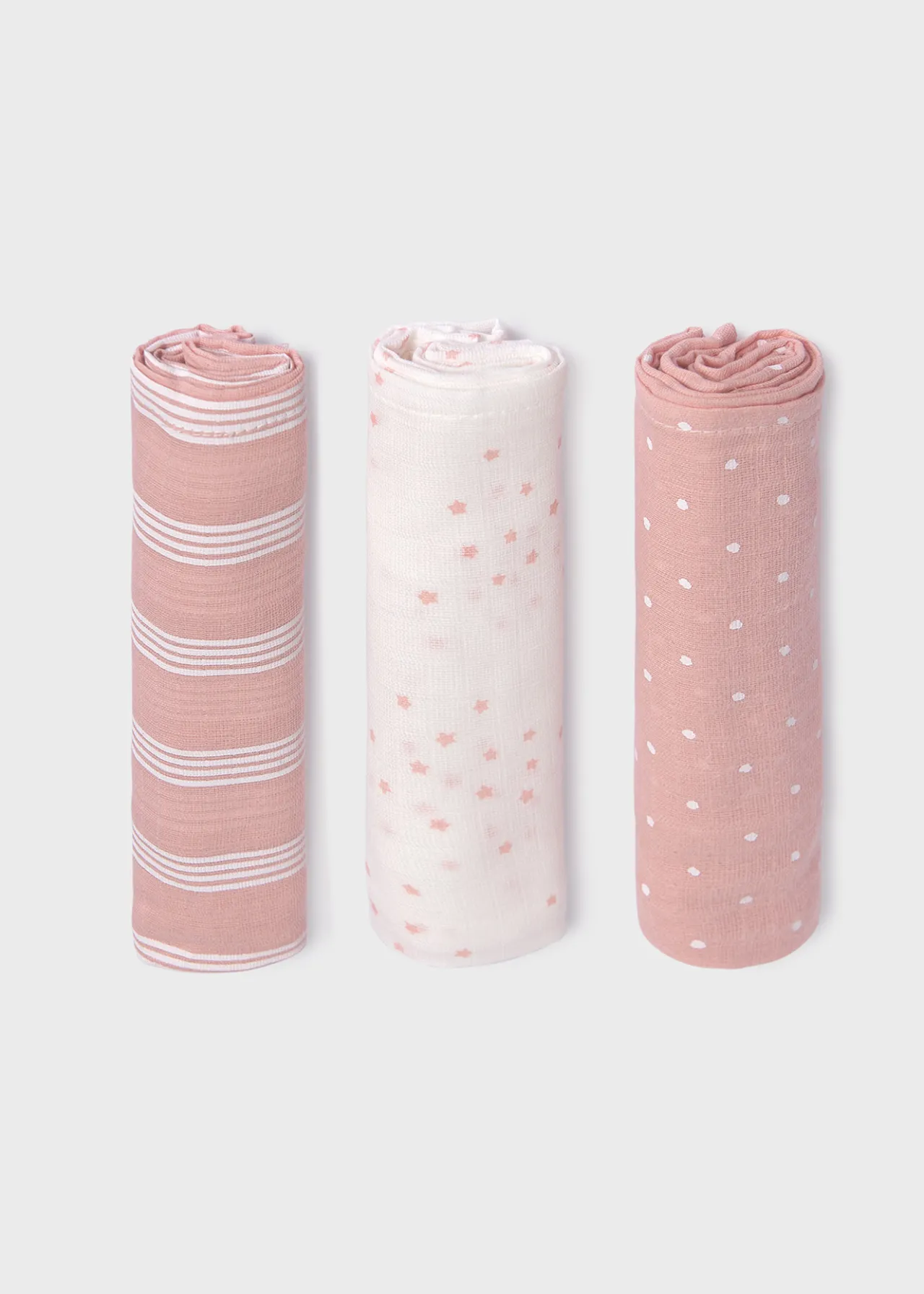 Mayoral 3-piece set gauze Better Cotton baby