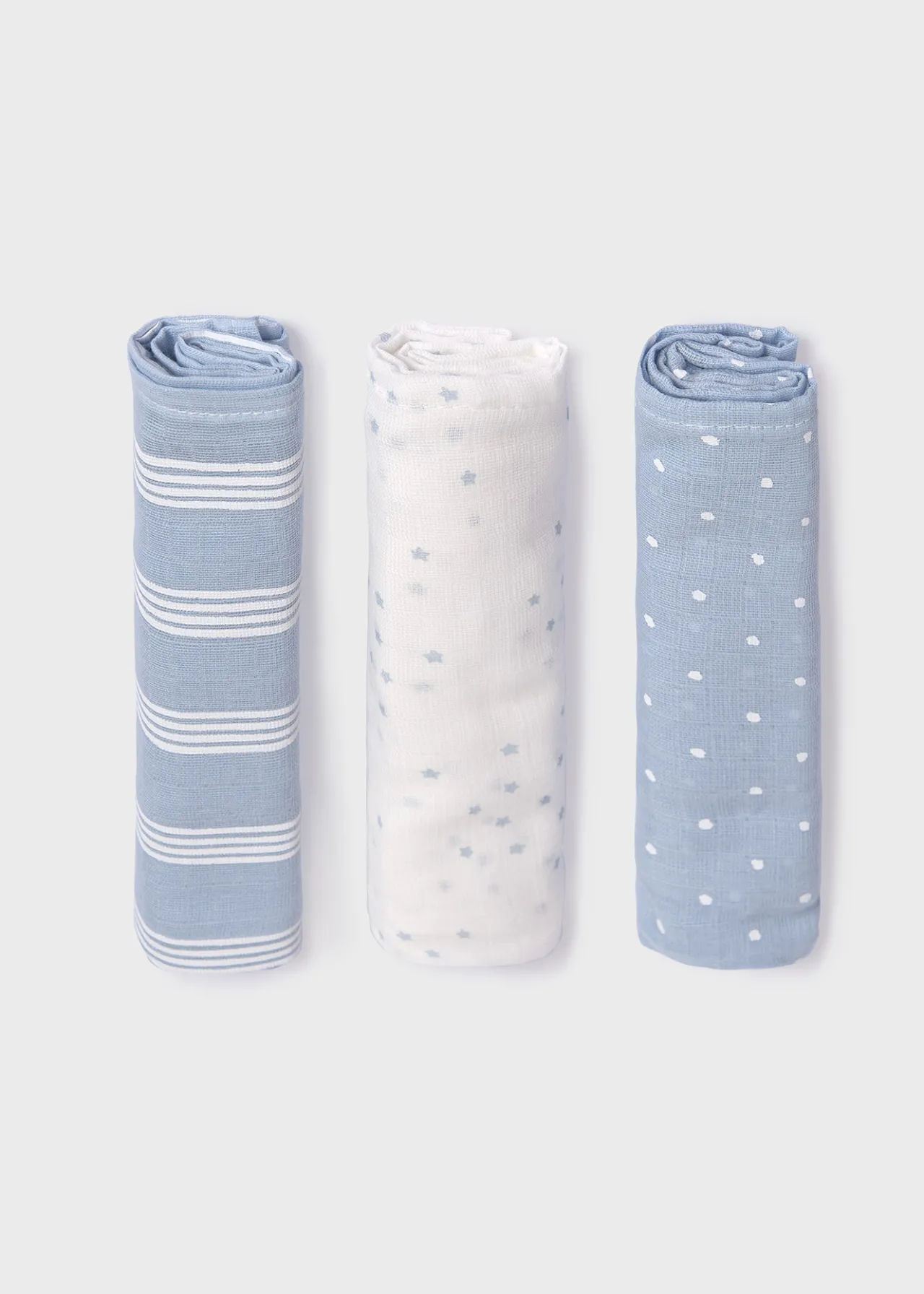 Mayoral 3-piece set gauze Better Cotton baby