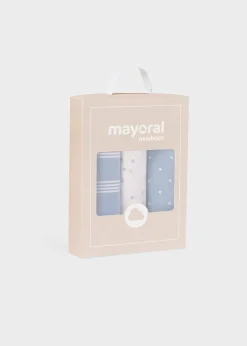 Mayoral 3-piece set gauze Better Cotton baby