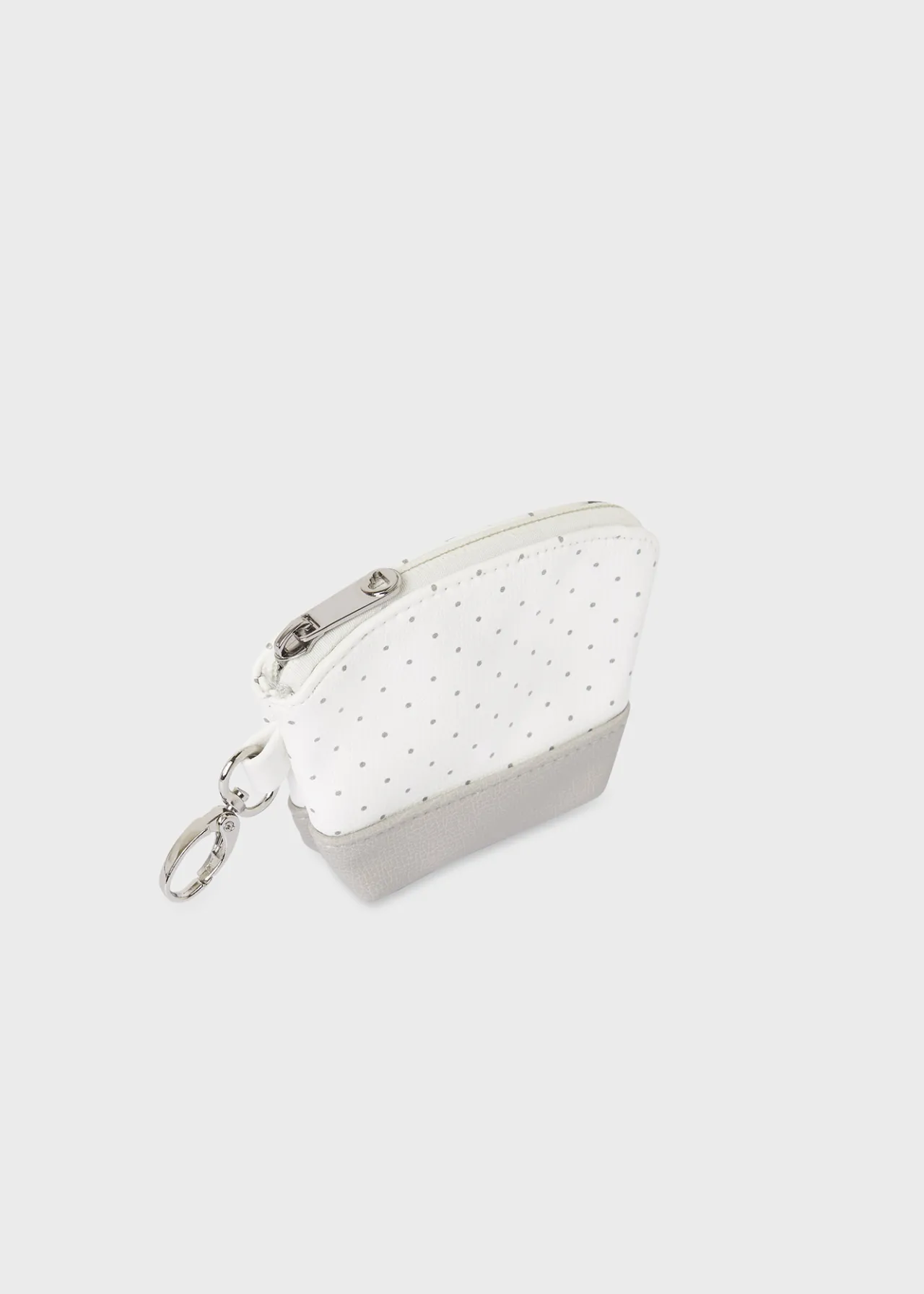Mayoral Polka Dot Diaper Bag with Matching Pacifier Case