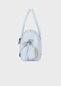 Mayoral Polka Dot Diaper Bag with Matching Pacifier Case
