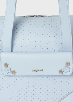 Mayoral Polka Dot Diaper Bag with Matching Pacifier Case