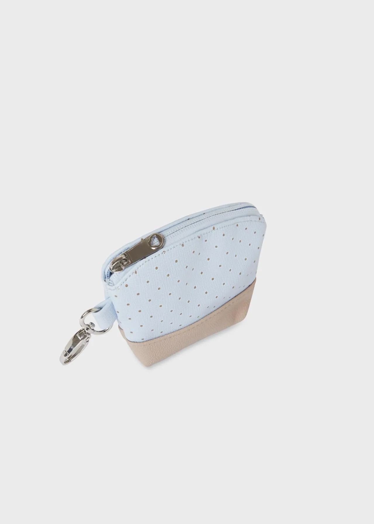 Mayoral Polka Dot Diaper Bag with Matching Pacifier Case