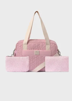 Mayoral Quilted Diaper Bag with Accessories
