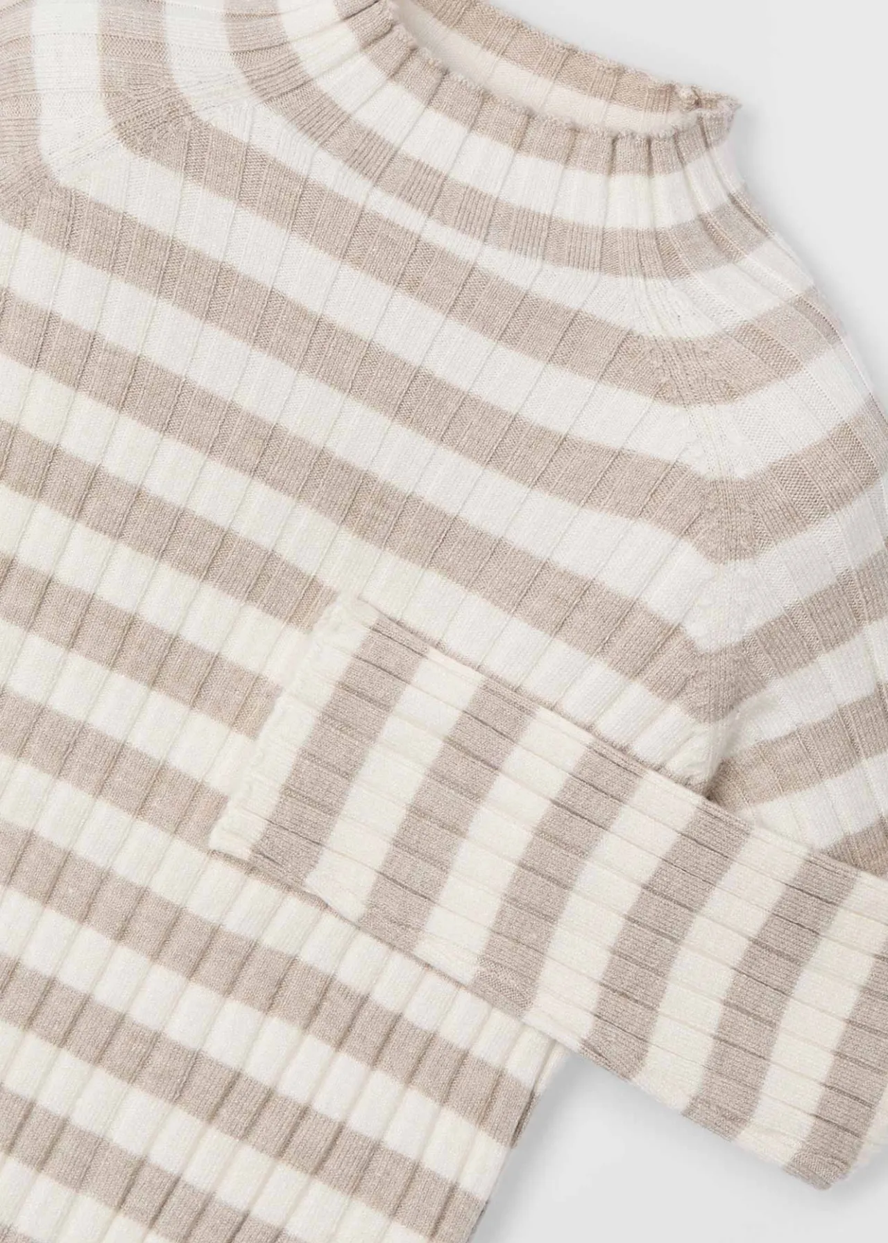 Mayoral Rib-knit mock turtleneck top girls