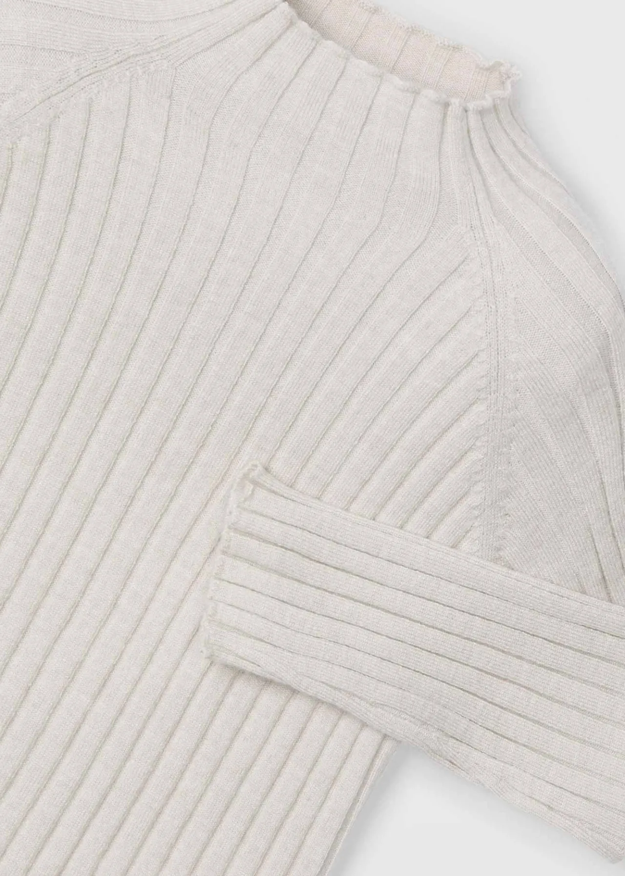 Mayoral Rib-knit mock turtleneck top girls