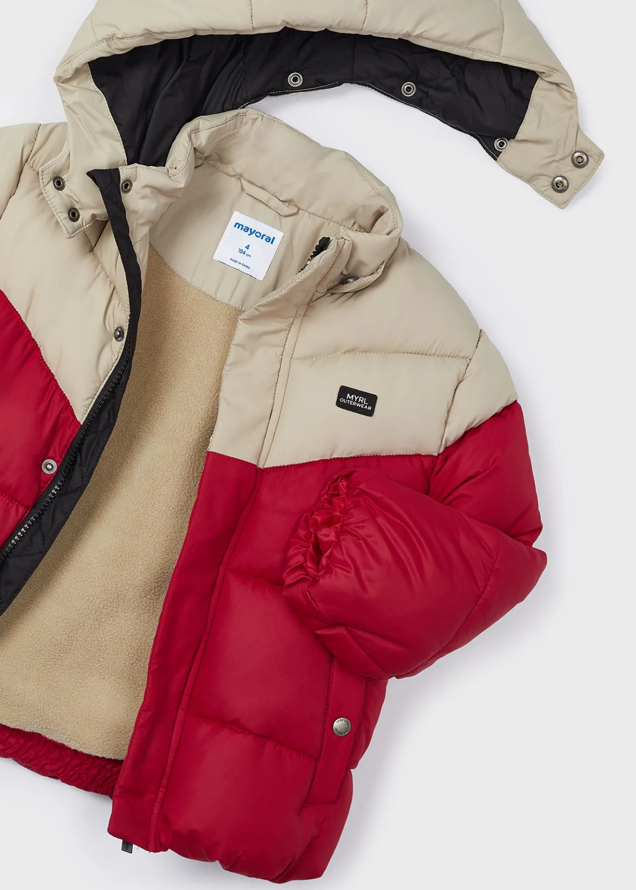 BOY Mayoral Two-colored puffer jacket boys