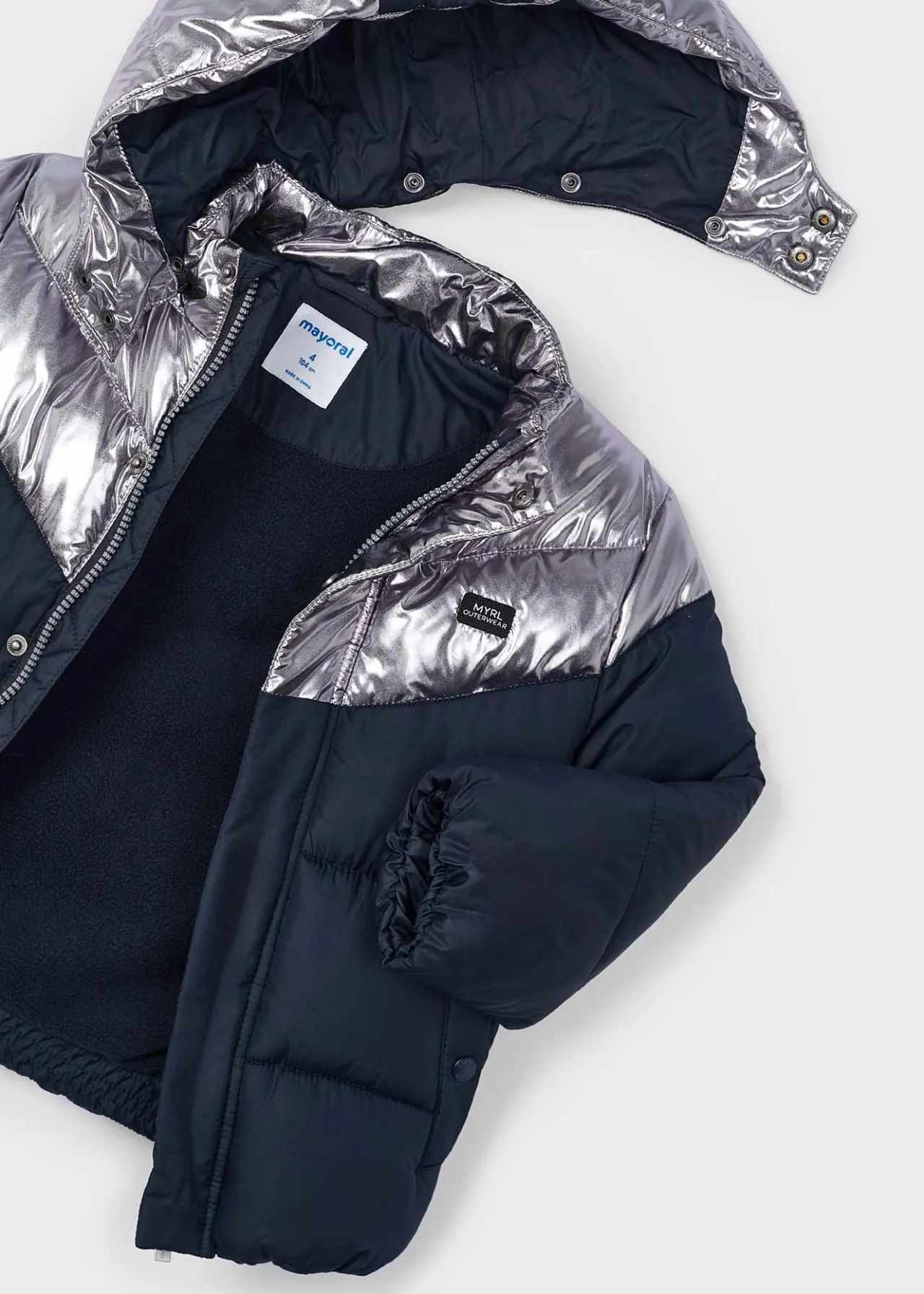 BOY Mayoral Two-colored puffer jacket boys