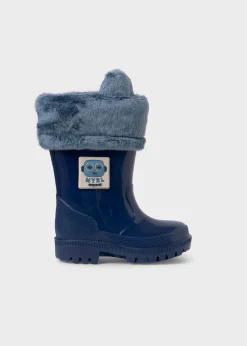 BOY Mayoral Unisex Fur Lined Rain Boots