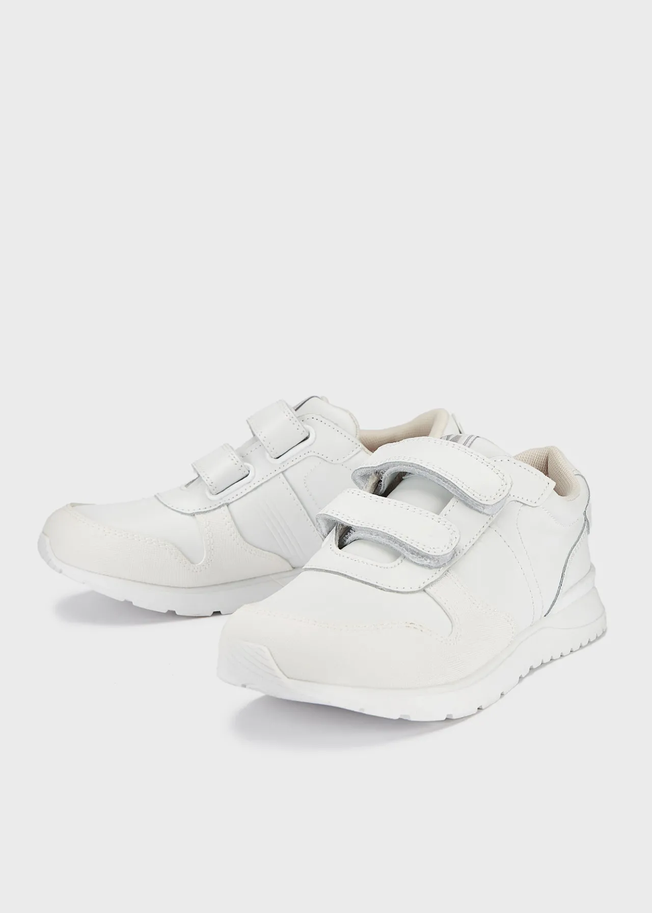 BOY Mayoral Velcro straps leather sneakers